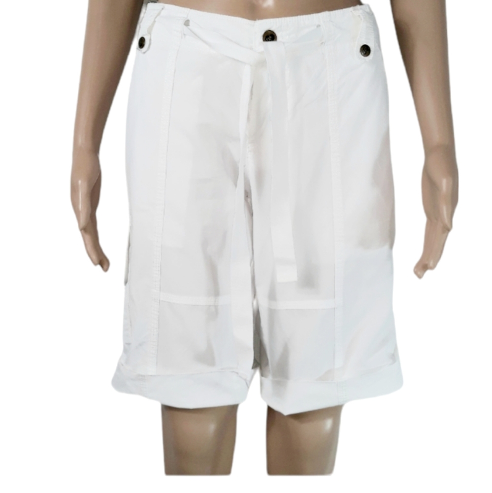 Dear ab white cargo shorts size 6
